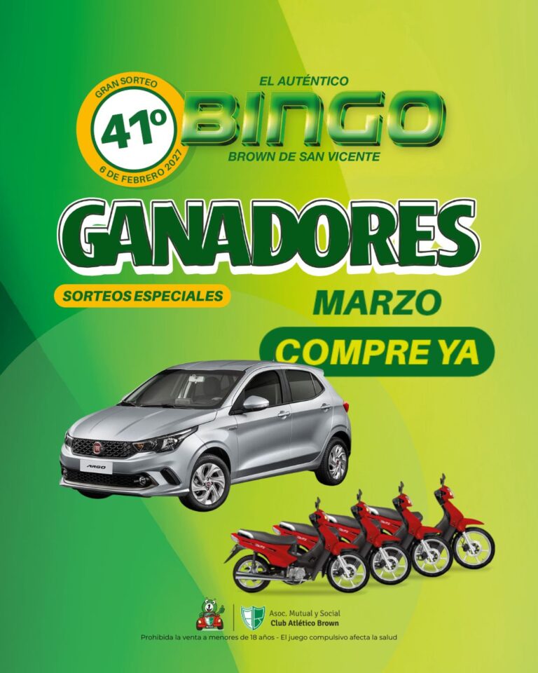 Nómina de ganadores de un sorteo