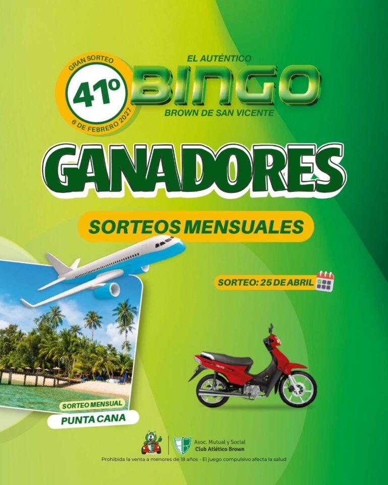 Nómina de ganadores de un sorteo