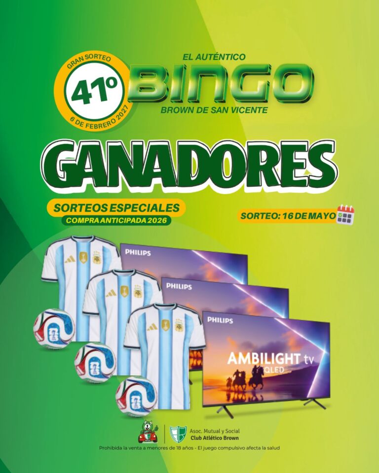 Nómina de ganadores de un sorteo