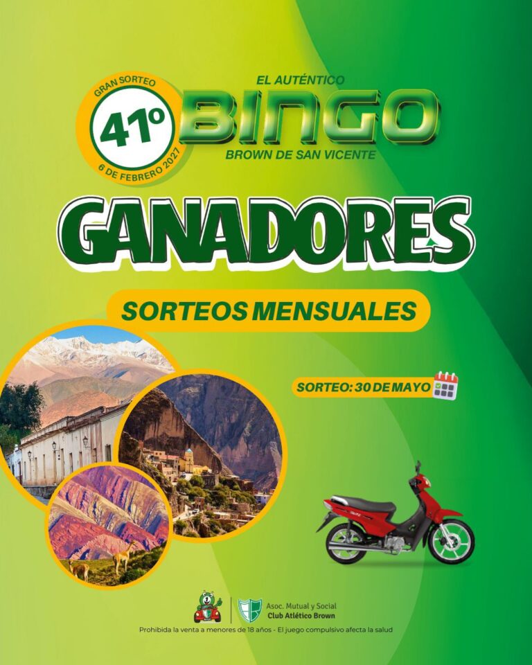 Nómina de ganadores de un sorteo