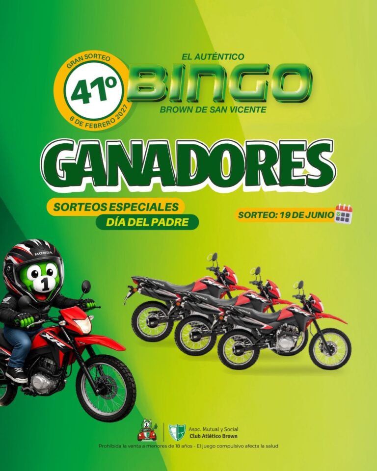 Nómina de ganadores de un sorteo