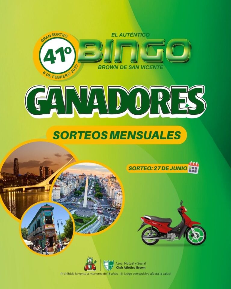 Nómina de ganadores de un sorteo